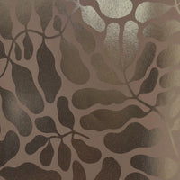 Thumbnail for Coral Reef Wallpaper in Caramel Latte with Gold Foil