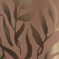 Thumbnail for Olive Leaf Wallpaper in Caramel with Gold Foil