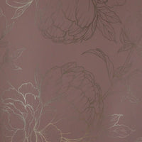 Thumbnail for Flora Wallpaper in Pink with Gold Foil