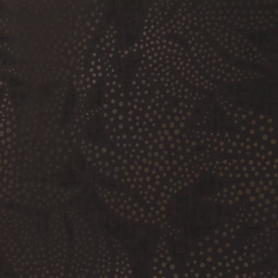 Large Speckled Leaf Wallpaper in Brown with Gold Foil