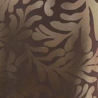 Thumbnail for Coral Leaf Wallpaper in Mocha with Gold Foil