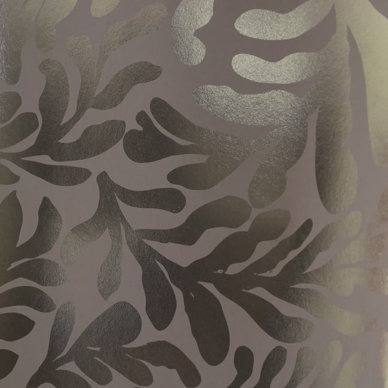 Thumbnail for Coral Leaf Wallpaper in Cream with Gold Foil