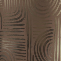 Thumbnail for Raffia Curve Wallpaper in Caramel Latte with Gold Foil