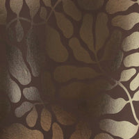 Thumbnail for Coral Reef Wallpaper in Mocha with Gold Foil