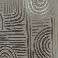 Thumbnail for Raffia Curve Wallpaper in Pale Green with Gold Foil