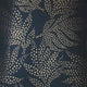 Thumbnail for Large Speckled Leaf Wallpaper in Navy with Gold Foil