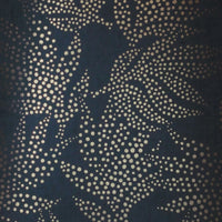 Thumbnail for Large Speckled Leaf Wallpaper in Navy with Gold Foil