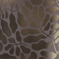 Thumbnail for Coral Reef Wallpaper in Grey with Gold Foil