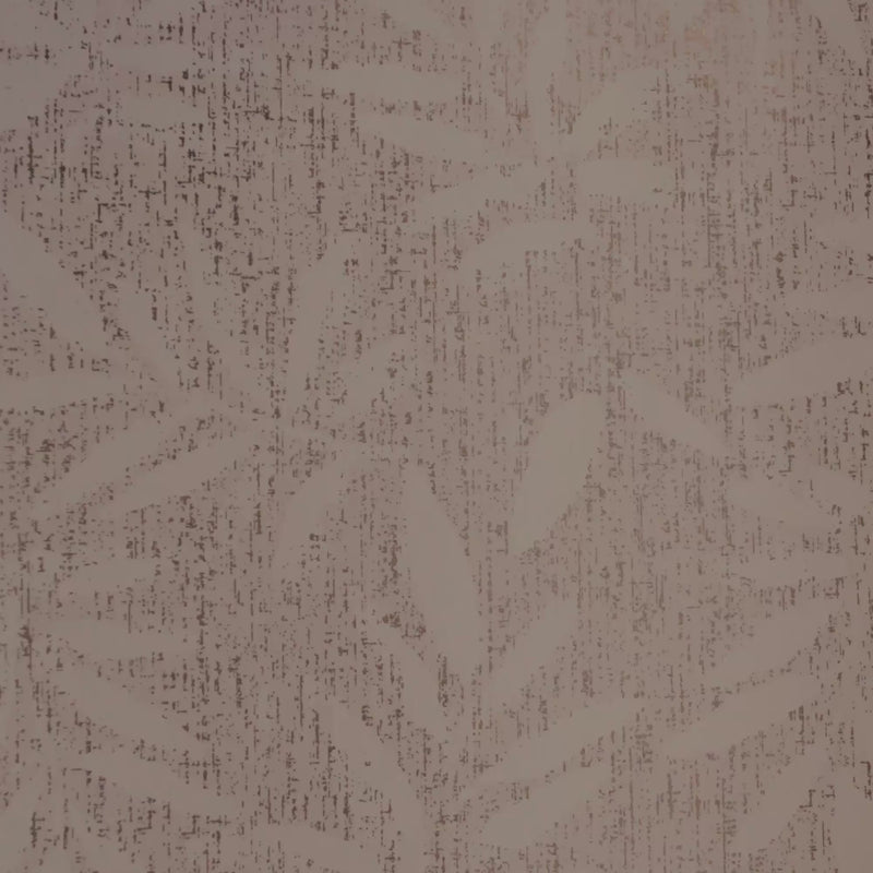 Thumbnail for Linen Leaf Wallpaper in Cream with Gold Foil