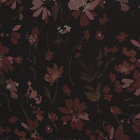 Thumbnail for Midnight Meadow Wallpaper in Burgundy with Gold Foil