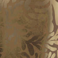 Thumbnail for Coral Leaf Wallpaper in Caramel Latte with Gold Foil
