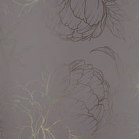 Thumbnail for Flora Wallpaper in Off White with Gold Foil