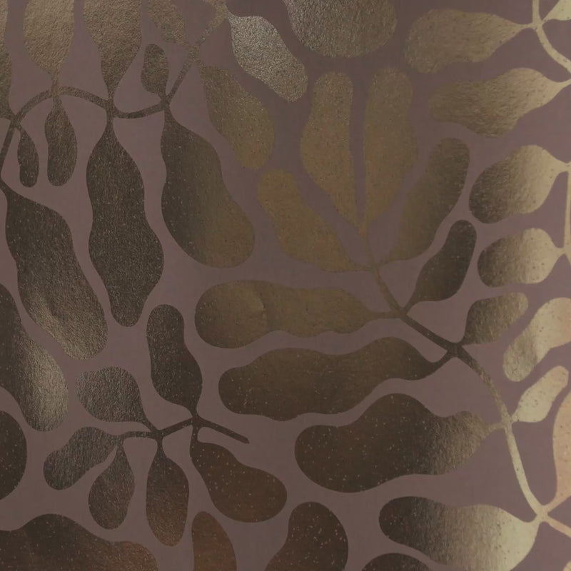 Thumbnail for Coral Reef Wallpaper in Almond with Gold Foil