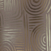 Thumbnail for Raffia Curve Wallpaper in Cream with Gold Foil
