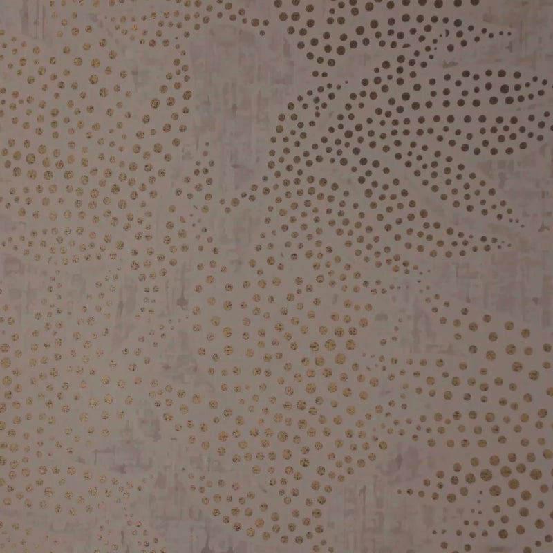 Thumbnail for Large Speckled Leaf Wallpaper in Cream with Gold Foil