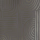 Thumbnail for Raffia Curve Wallpaper in Grey with Gold Foil