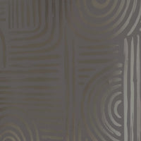 Thumbnail for Raffia Curve Wallpaper in Grey with Gold Foil