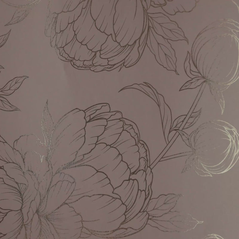 Thumbnail for Flora Wallpaper in Cream with Gold Foil