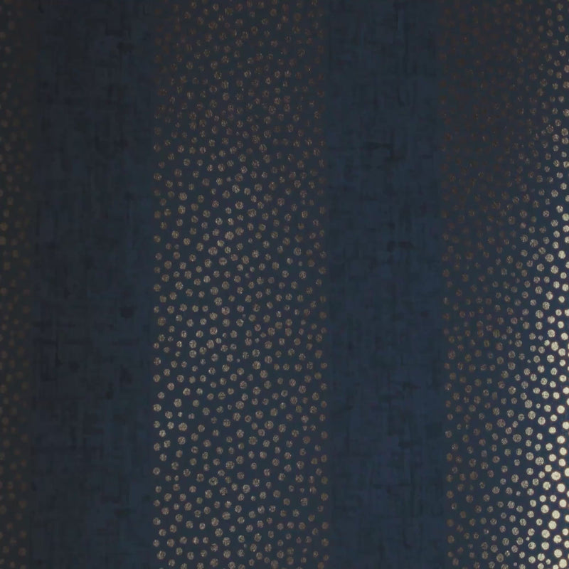 Thumbnail for Speckled Stripe Wallpaper in Navy with Gold Foil