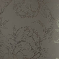 Thumbnail for Flora Wallpaper in Sage Green with Gold Foil